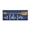Stupell Industries Blue On Lake Time Wooden Wall Plaque